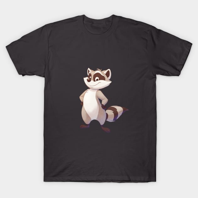 Raccoon T-Shirt by ChelseaKenna